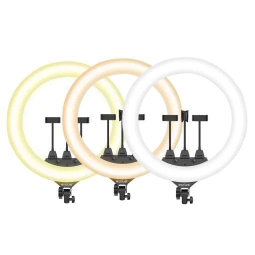 Rixus Ring Light Met Statief 18 Inch - Afbeelding 2